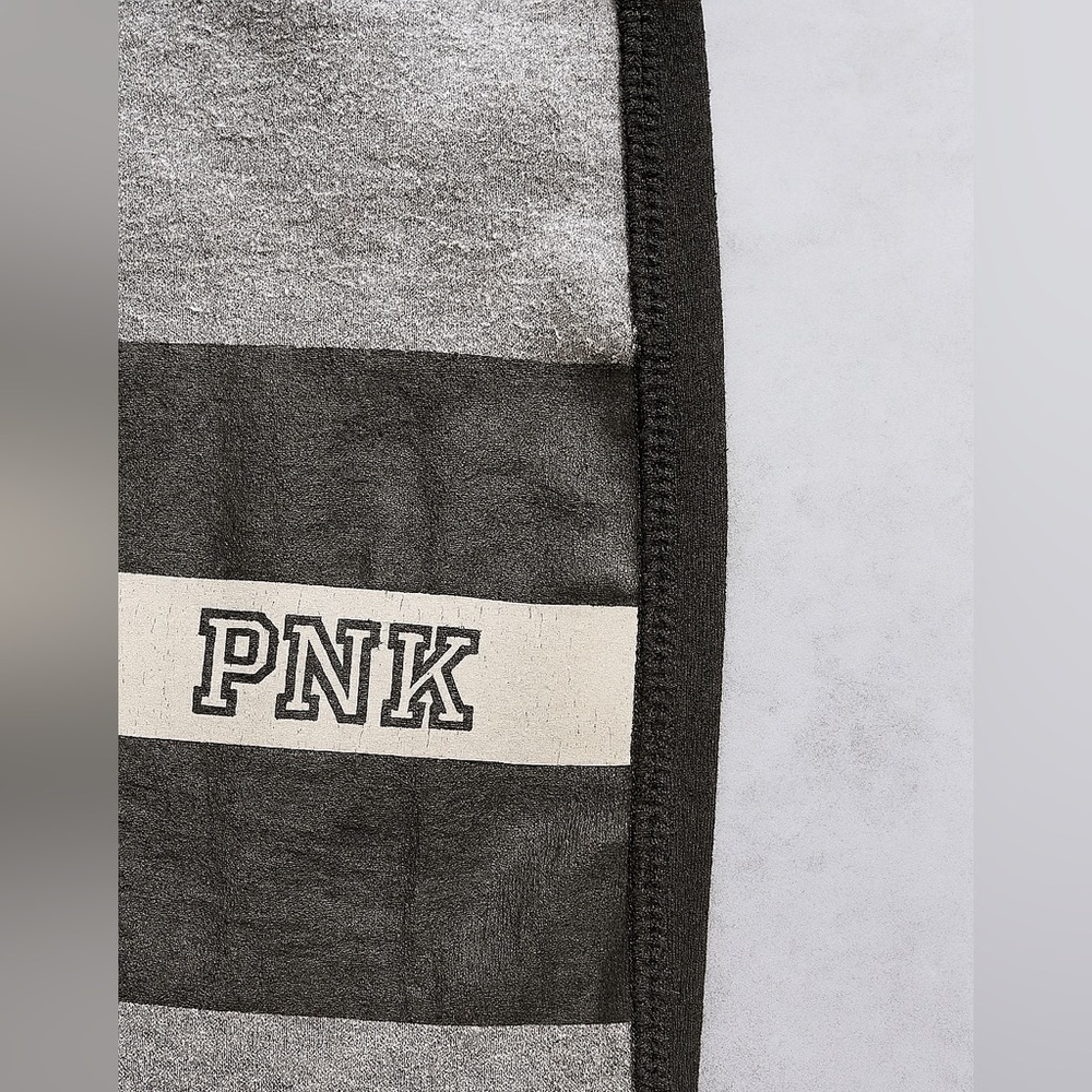 Victoria’s Secret Pink Size XS Black & Gray Color Block Yoga Pants - Picture 3 of 4